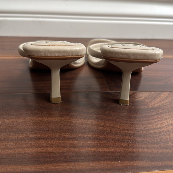 Zara HEELED TUBULAR STRAP LEATHER SANDALS size 6 - Picture 5 of 8